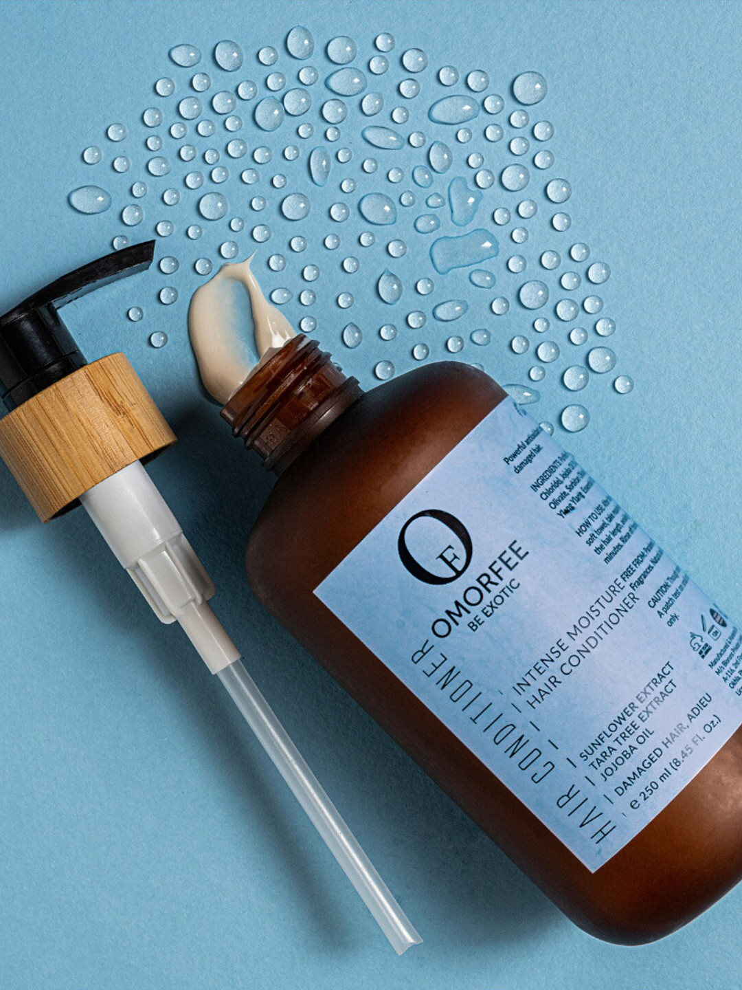 OMORFEE Intense Moisture Hair Conditioner with Sunflower & Jojoba Oil - 250 ml