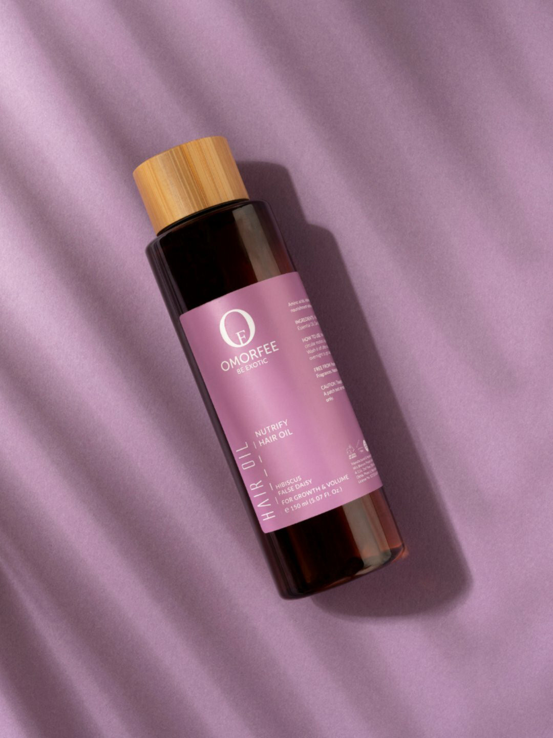 OMORFEE Nutrify Hair Oil with Hibiscus & False Daisy - 150 ml