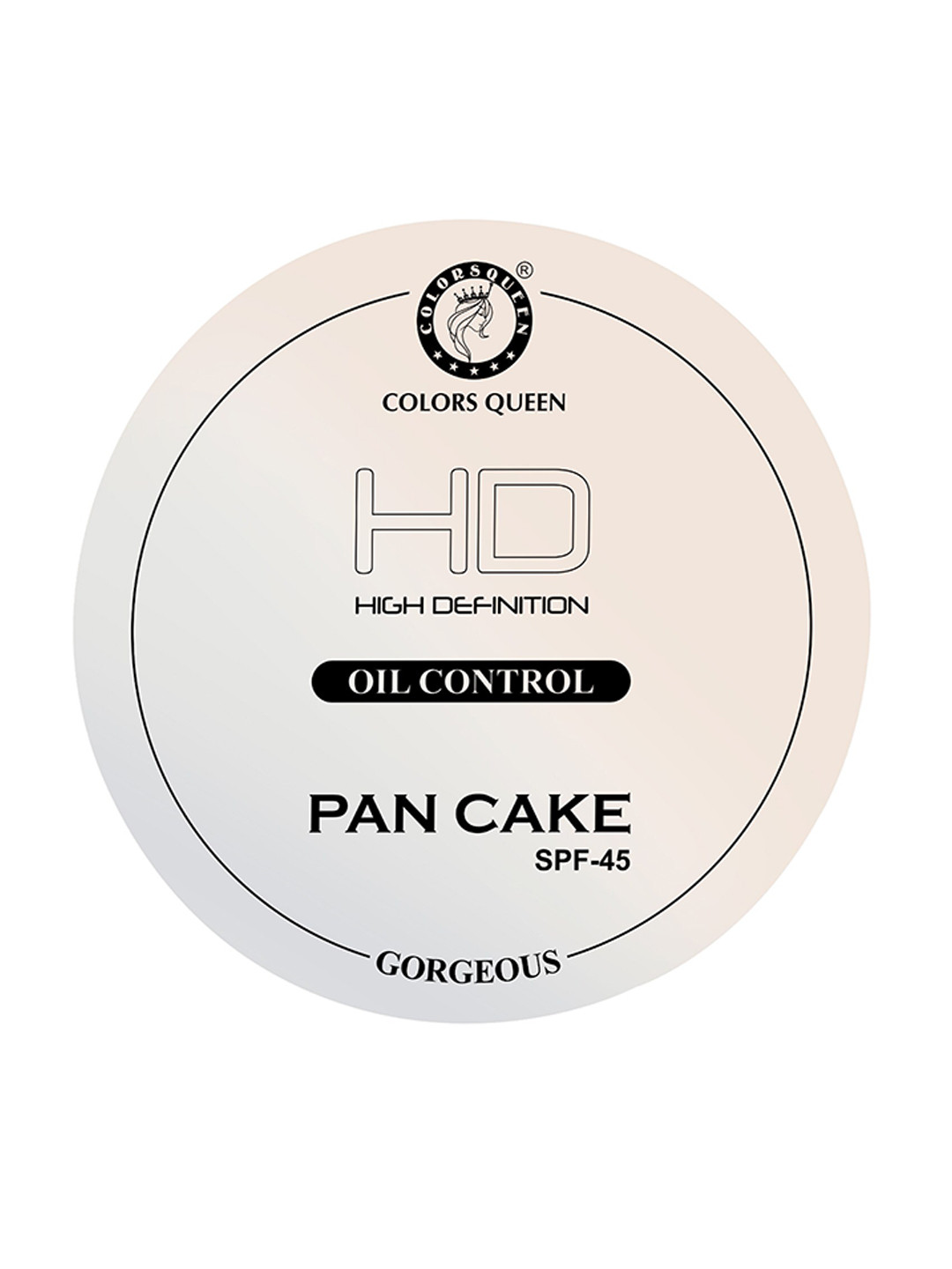 Colors Queen High Definition Gorgeous Oil Control SPF 45 Pan Cake Compact 28g - Shade 4