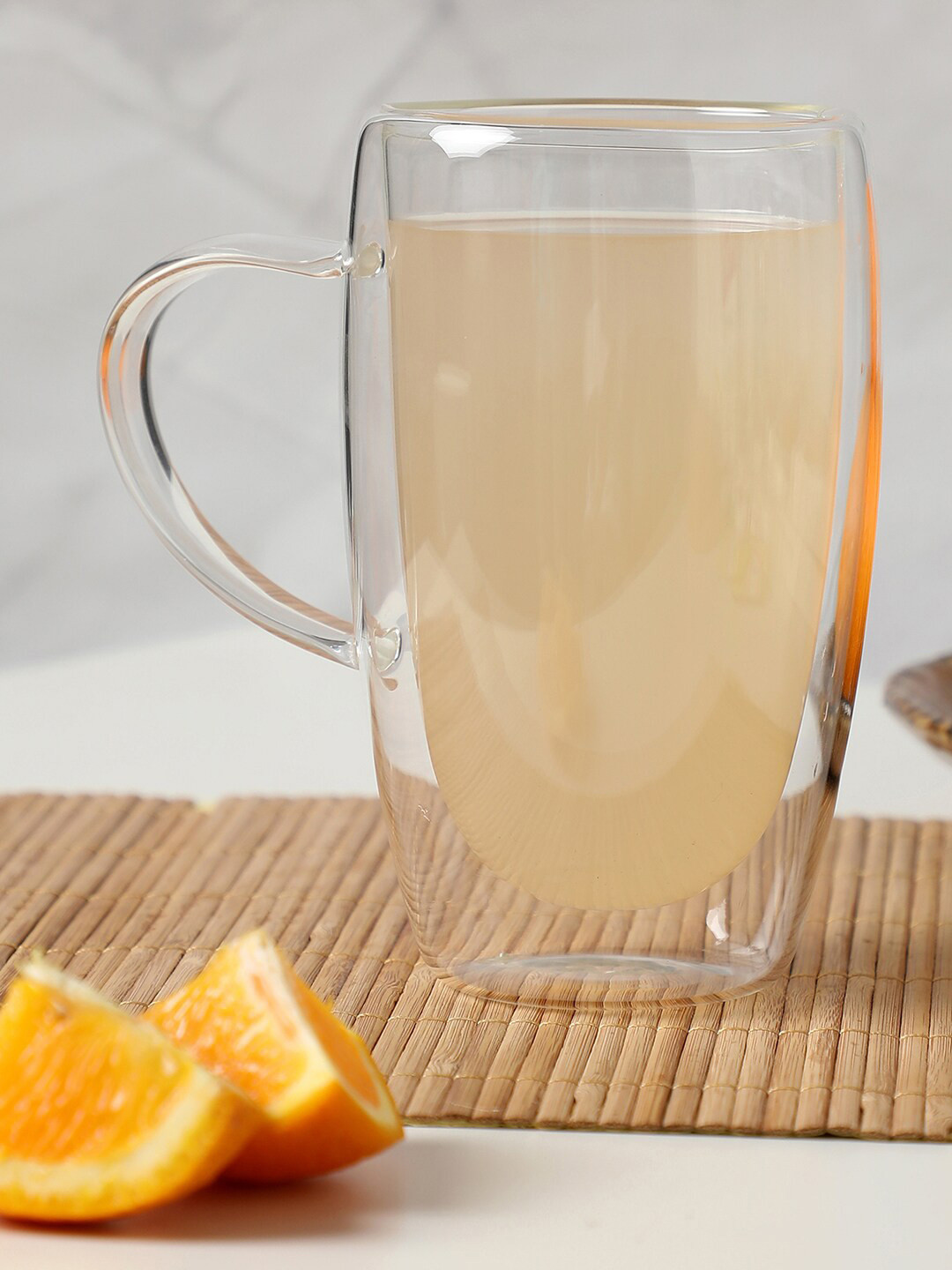 Bonhomie Jesus Is Coming Soon Near You Transparent Glass Handmade Mug-300ml