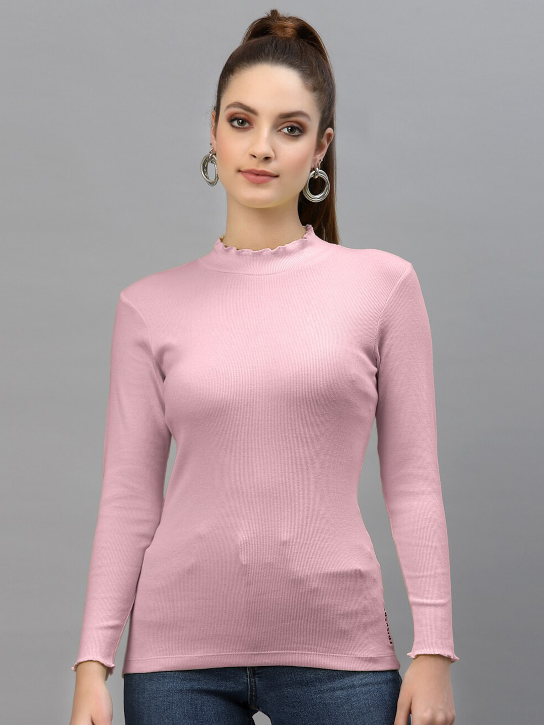 Friskers Pink Fitted Top