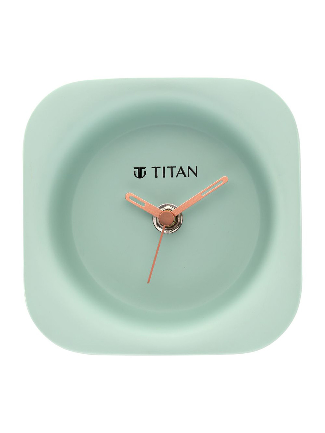 Titan Sea Green & Rose Gold Contemporary Table Clock