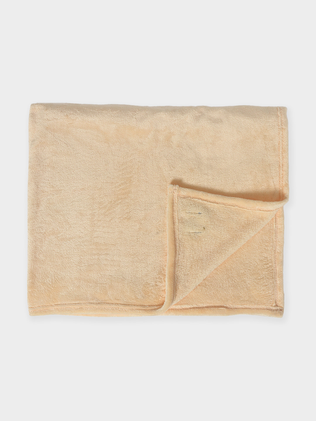 MiArcus Ultra Soft Knitted Light Fur Plush Warm Blanket- Peach