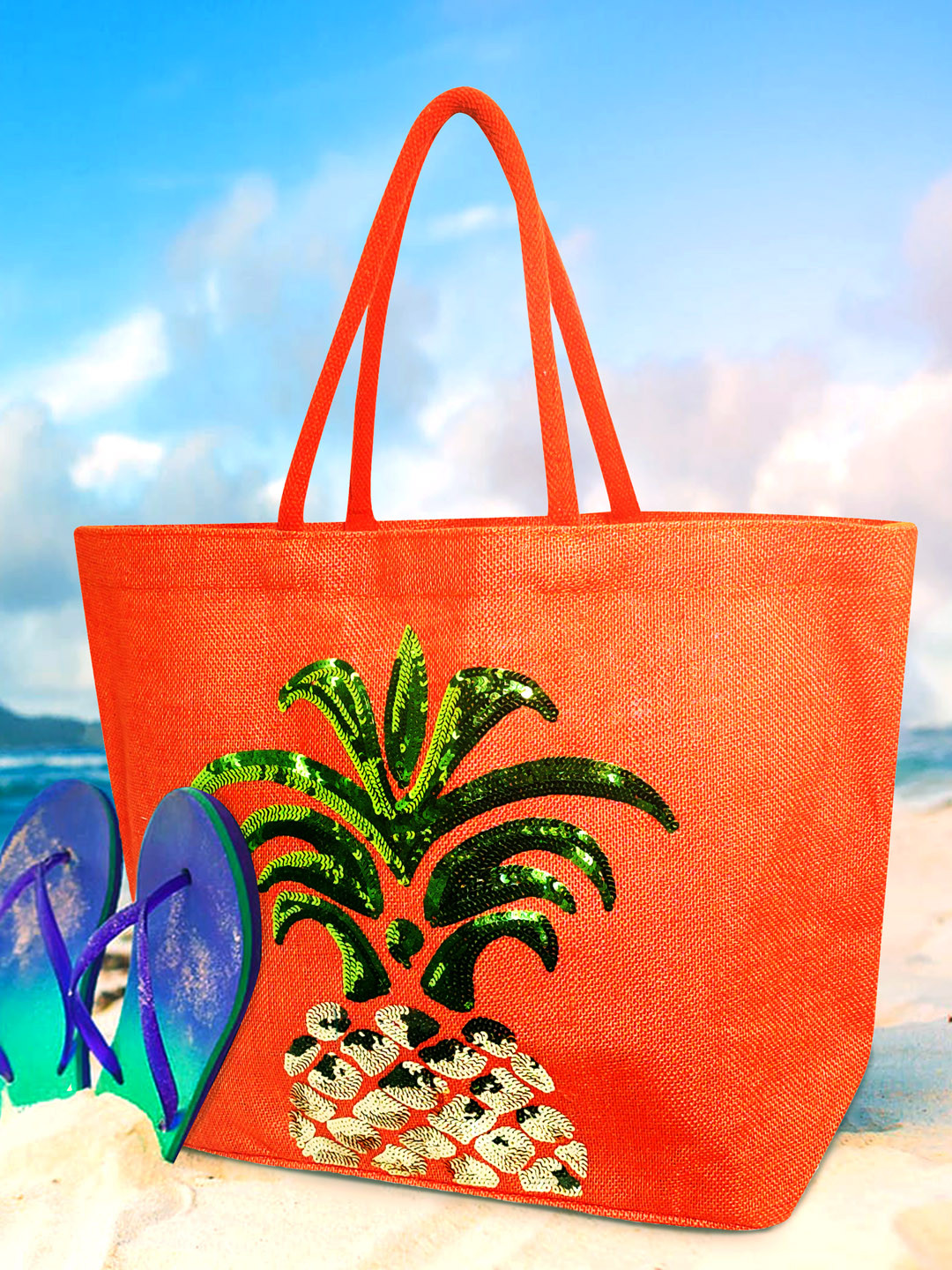 earthbags Embellished Oversized Shopper Tote Bag