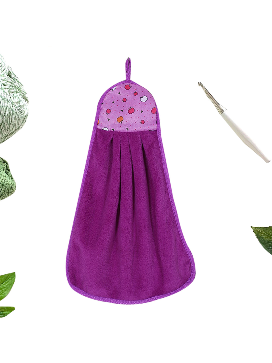 Kuber Industries Pack of 8 Soft Cotton Printed Super Absorbent Hand Towels