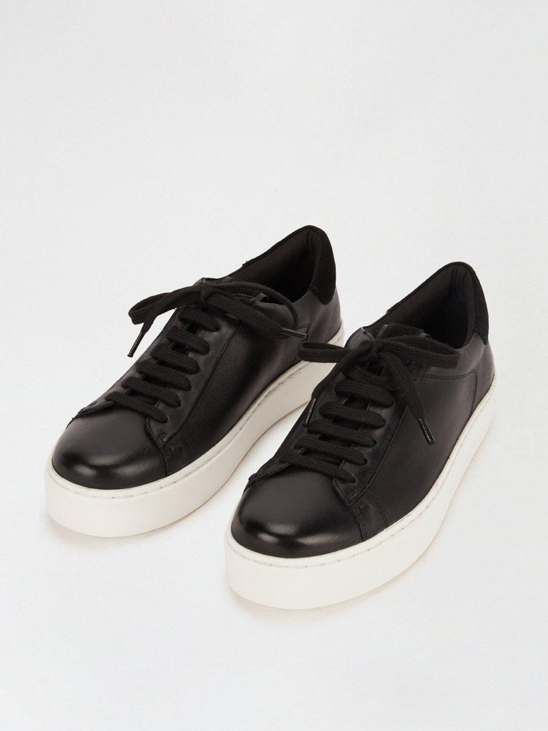 DOROTHY PERKINS Women Black Leather Sneakers