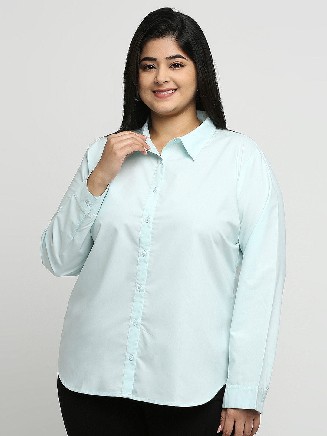 Plus size sales formal shirt