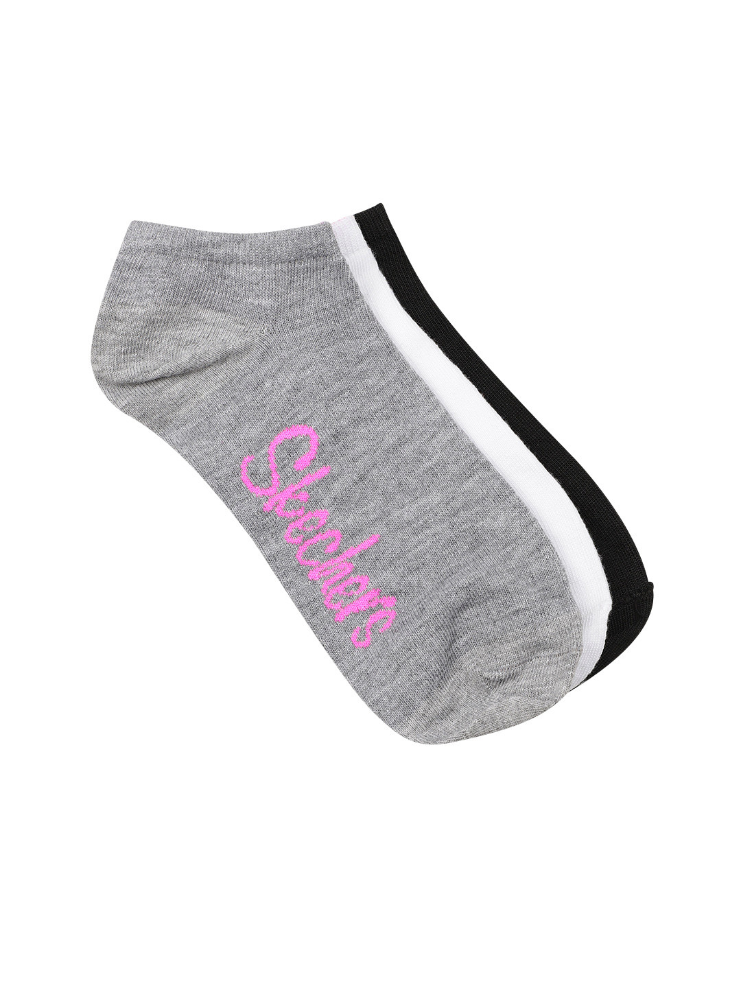 Skechers Women Pack of 3 Printed Ankle Length Socks