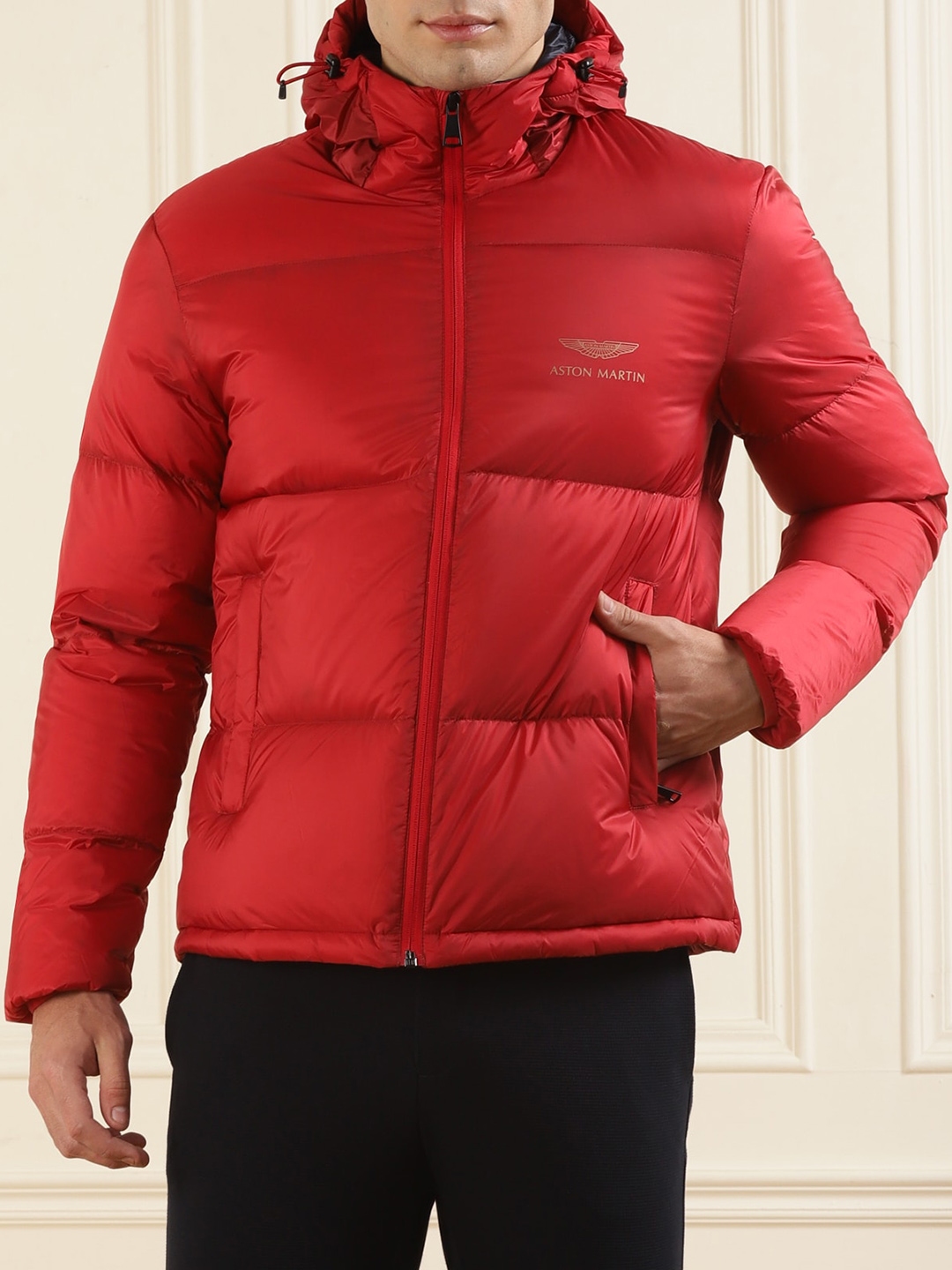 Buy HACKETT LONDON Men Red Padded Jacket - Jackets for Men 21001262 | Myntra