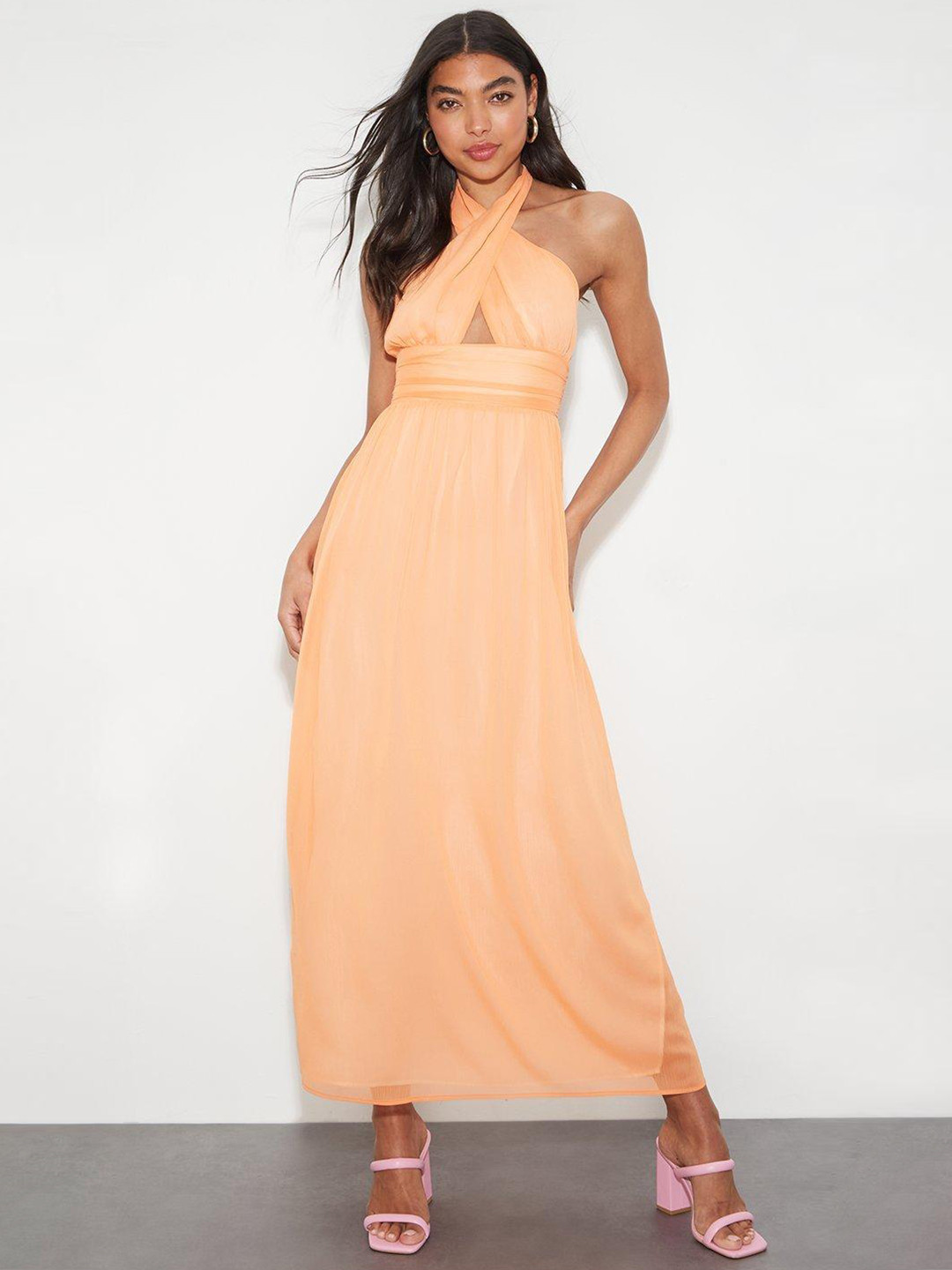 DOROTHY PERKINS Halter Neck Maxi Dress