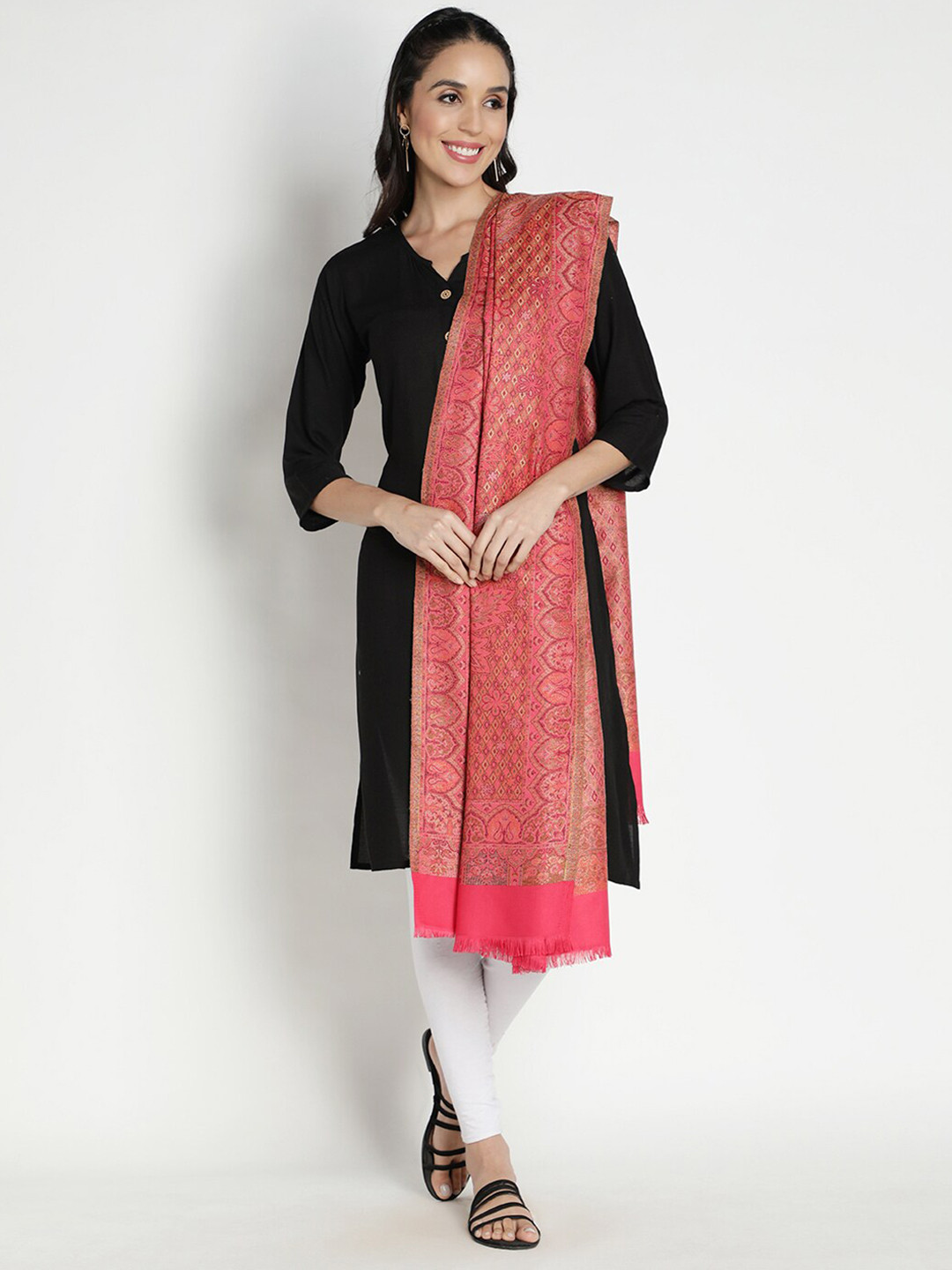 Moda Chales Women Printed Wool Shawl