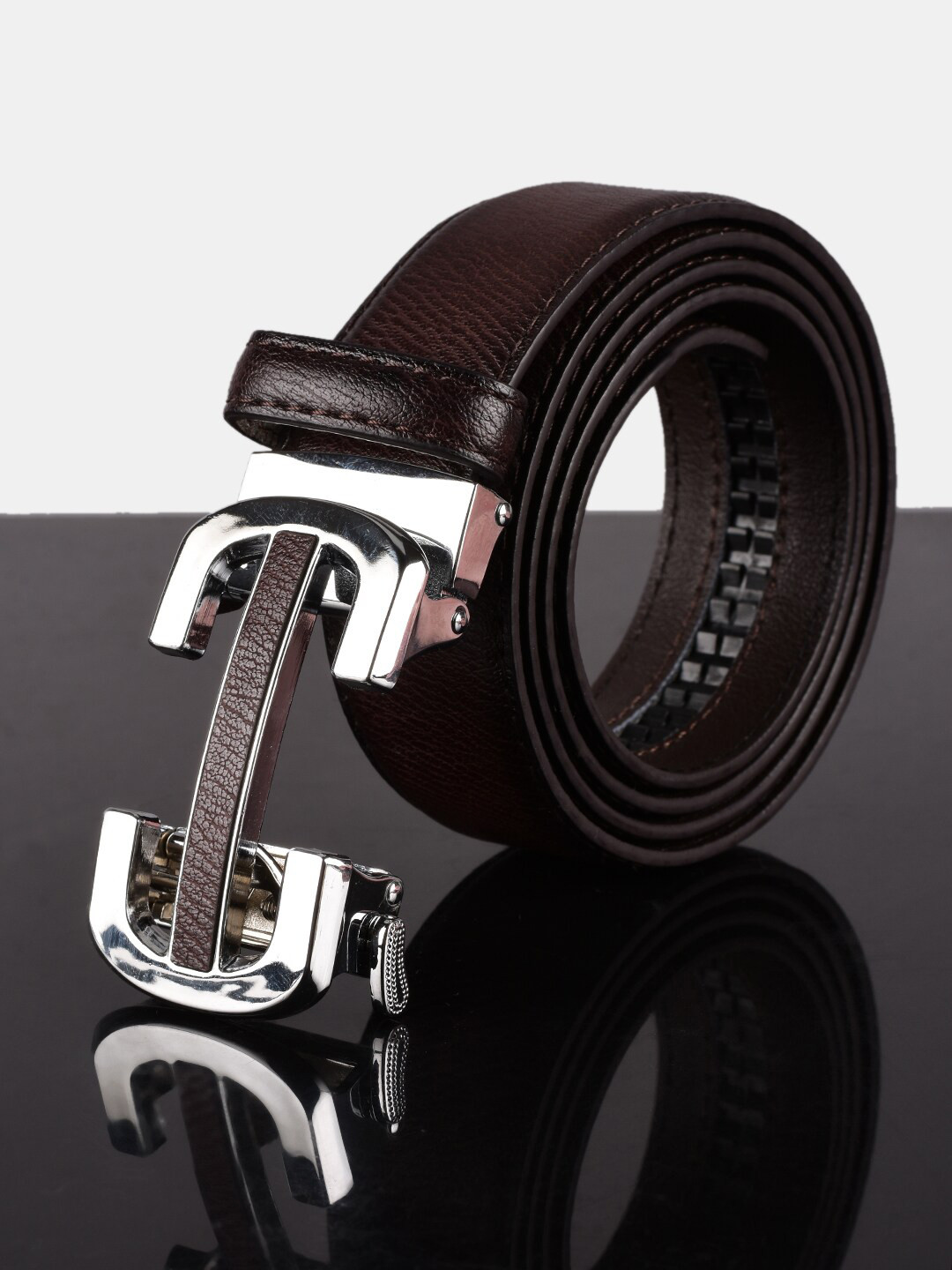 BuckleUp Men Brown PU Belt