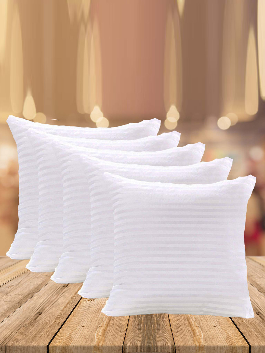 JDX White Set of 5 Fiber Soft Cushions