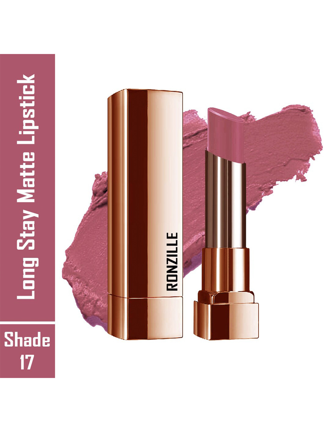 Ronzille RC Natural Colored Long Stay Matte Lipstick 4.5 g - Shade 17