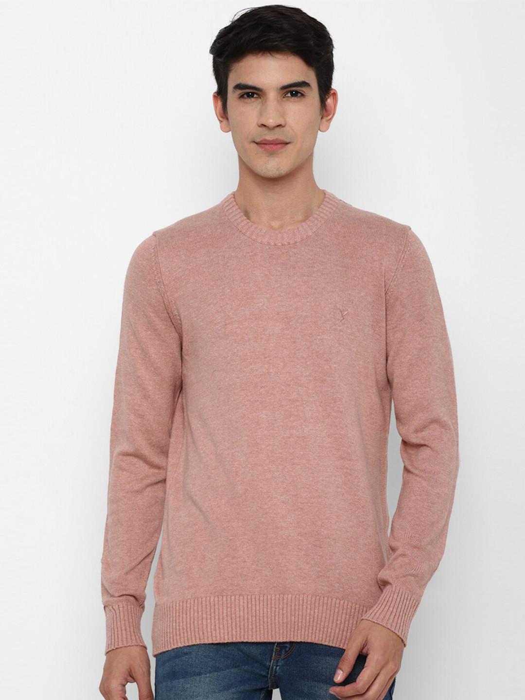 AMERICAN EAGLE OUTFITTERS Men Pink Solid Pullover