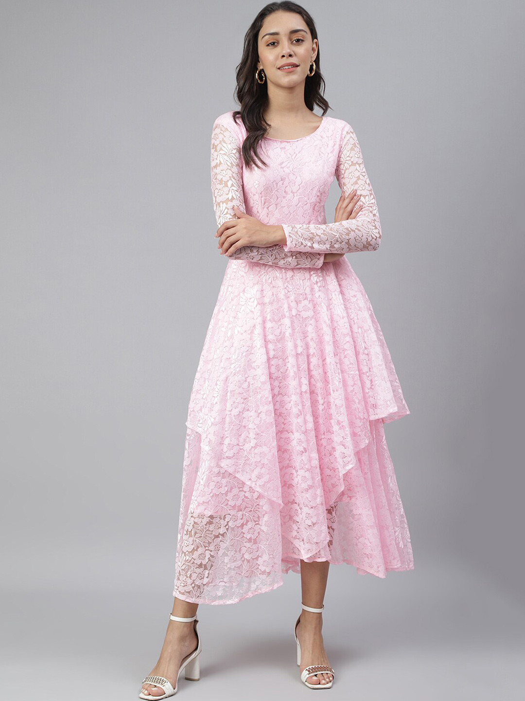 Cation Floral Printed Midi Dress