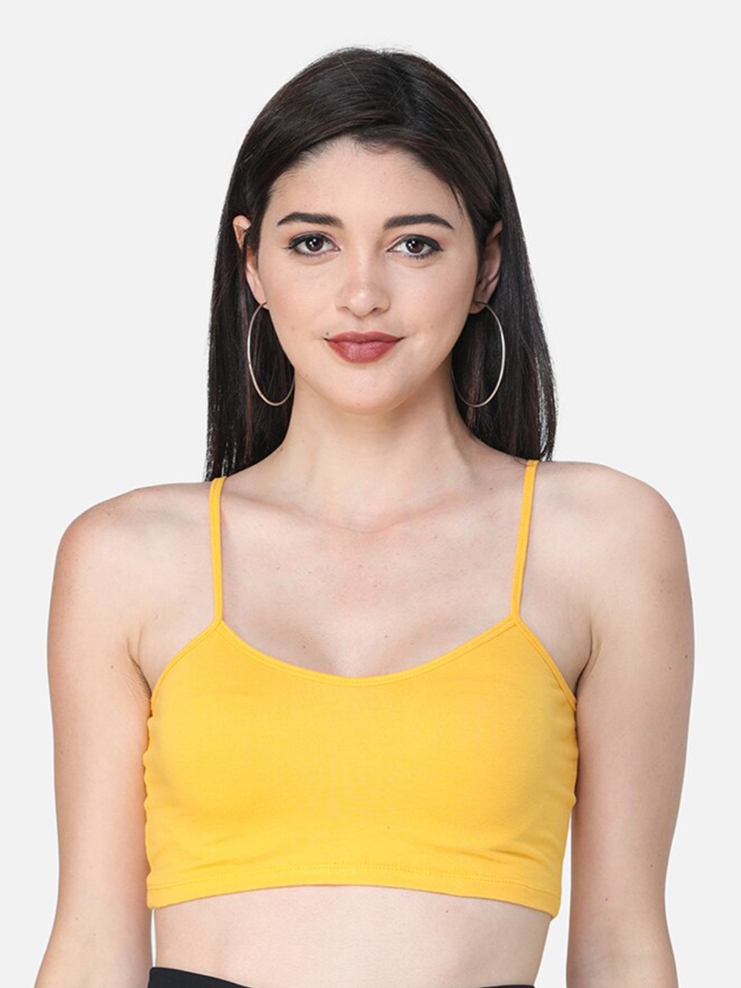 Cation Yellow Bralette Crop Top