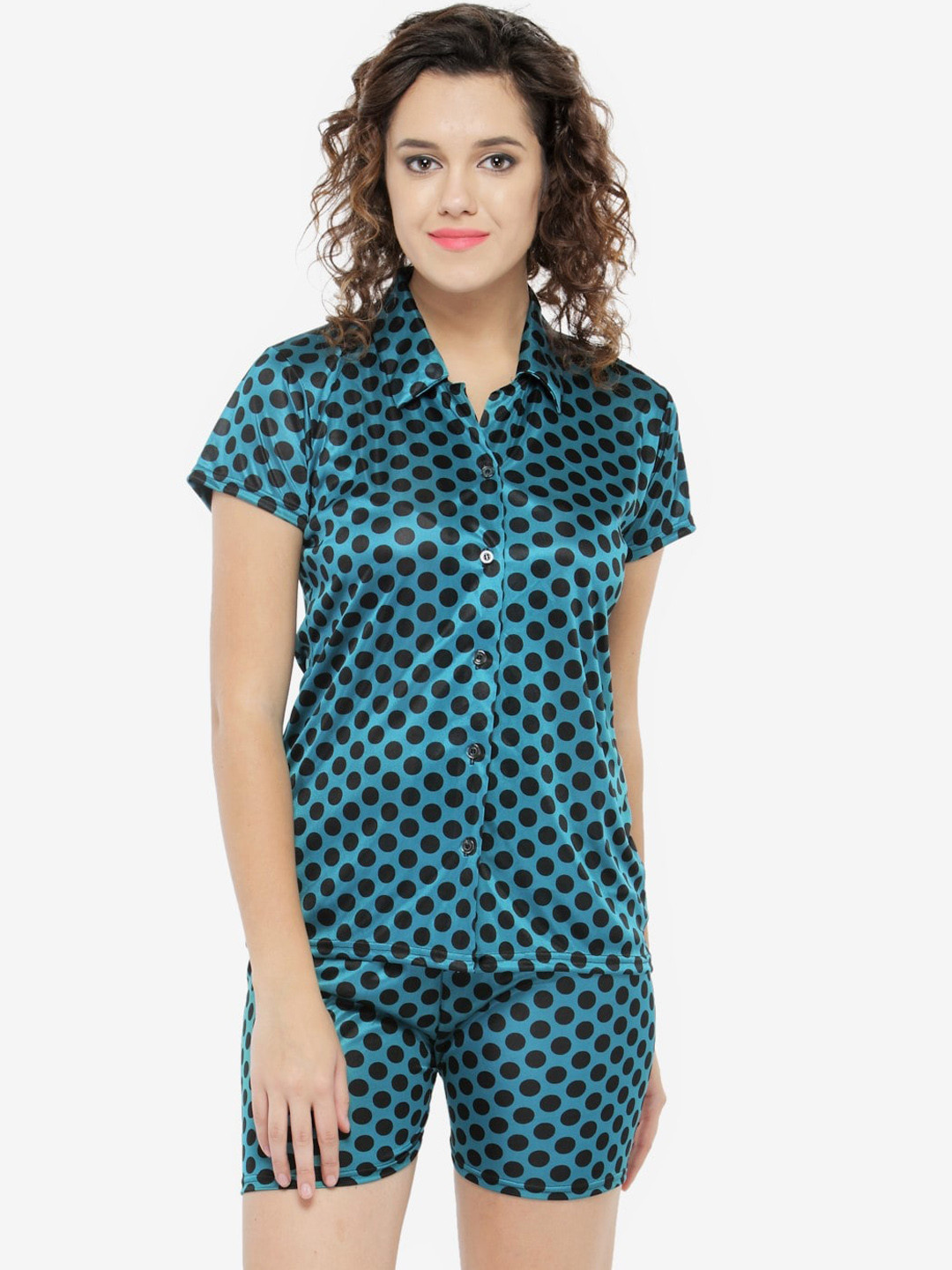 N-Gal Women Printed Night suit