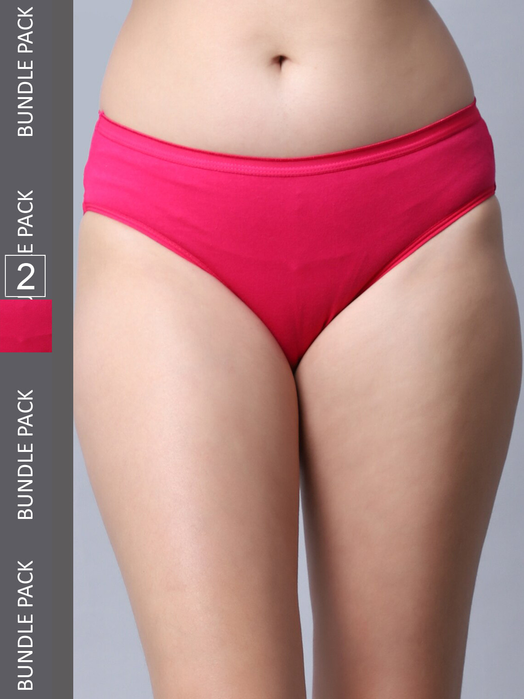 Jinfo Women Pack of 2 Cotton Hipster Briefs