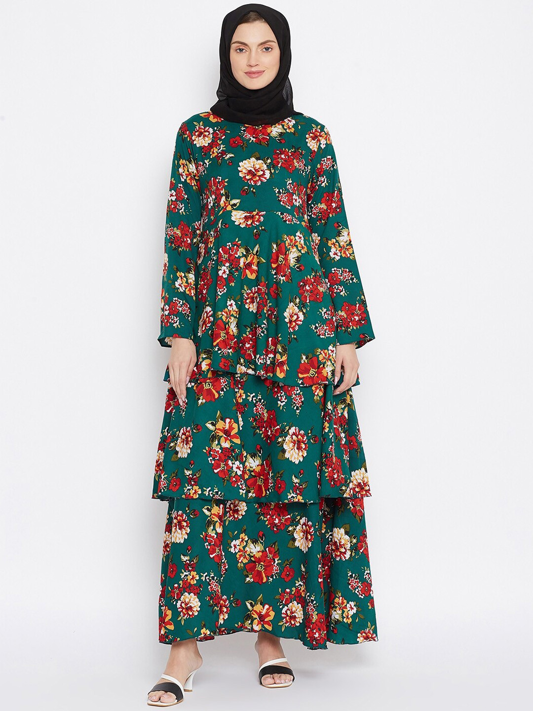 NABIA Women  Printed Burqa