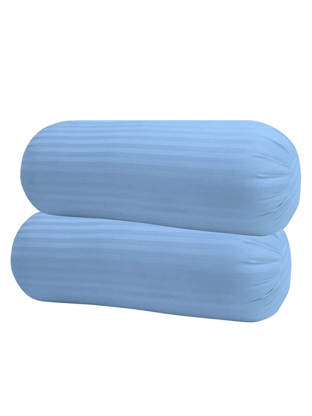 JDX Blue Set of 2 Striped Bolster
