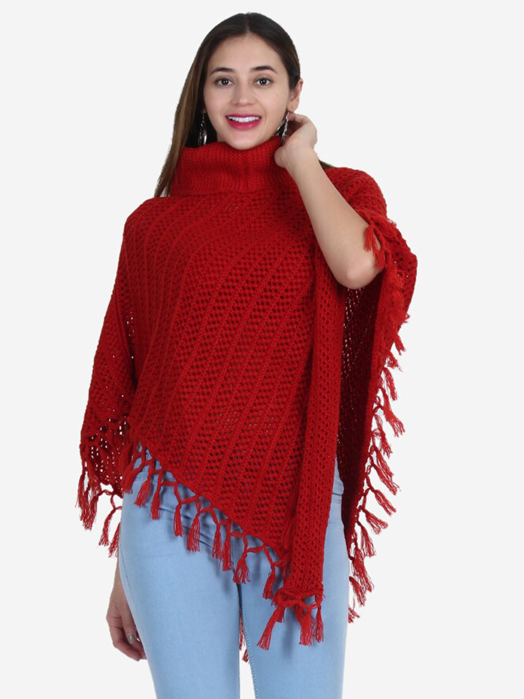 JoE Hazel Women Acrylic Poncho