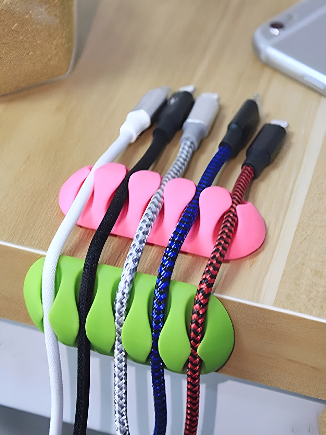 MARKET99 Set of 10 Assorted Cable Organizers