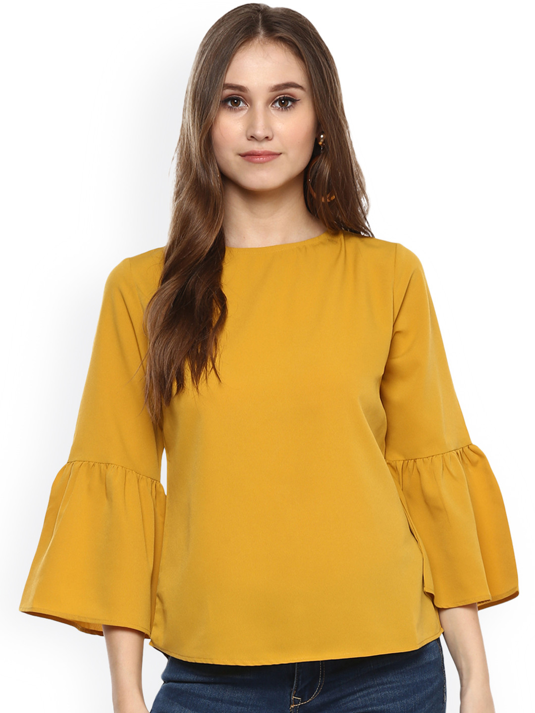harpa mustard yellow top