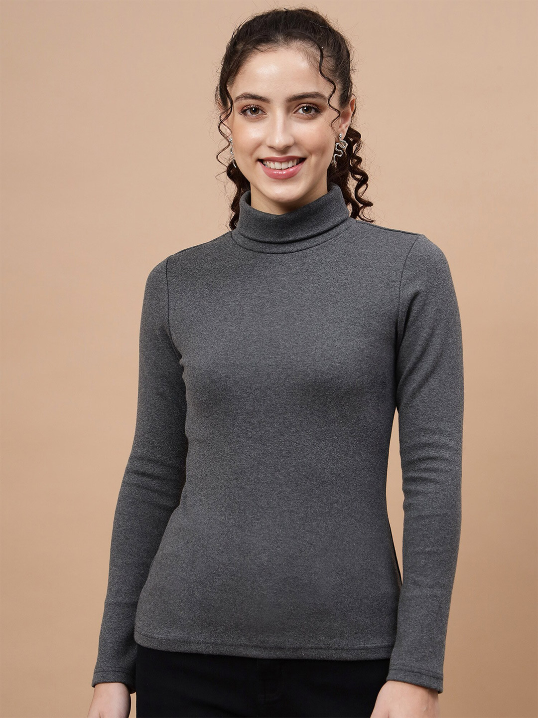 Beatnik Women Turtle Neck T-shirt