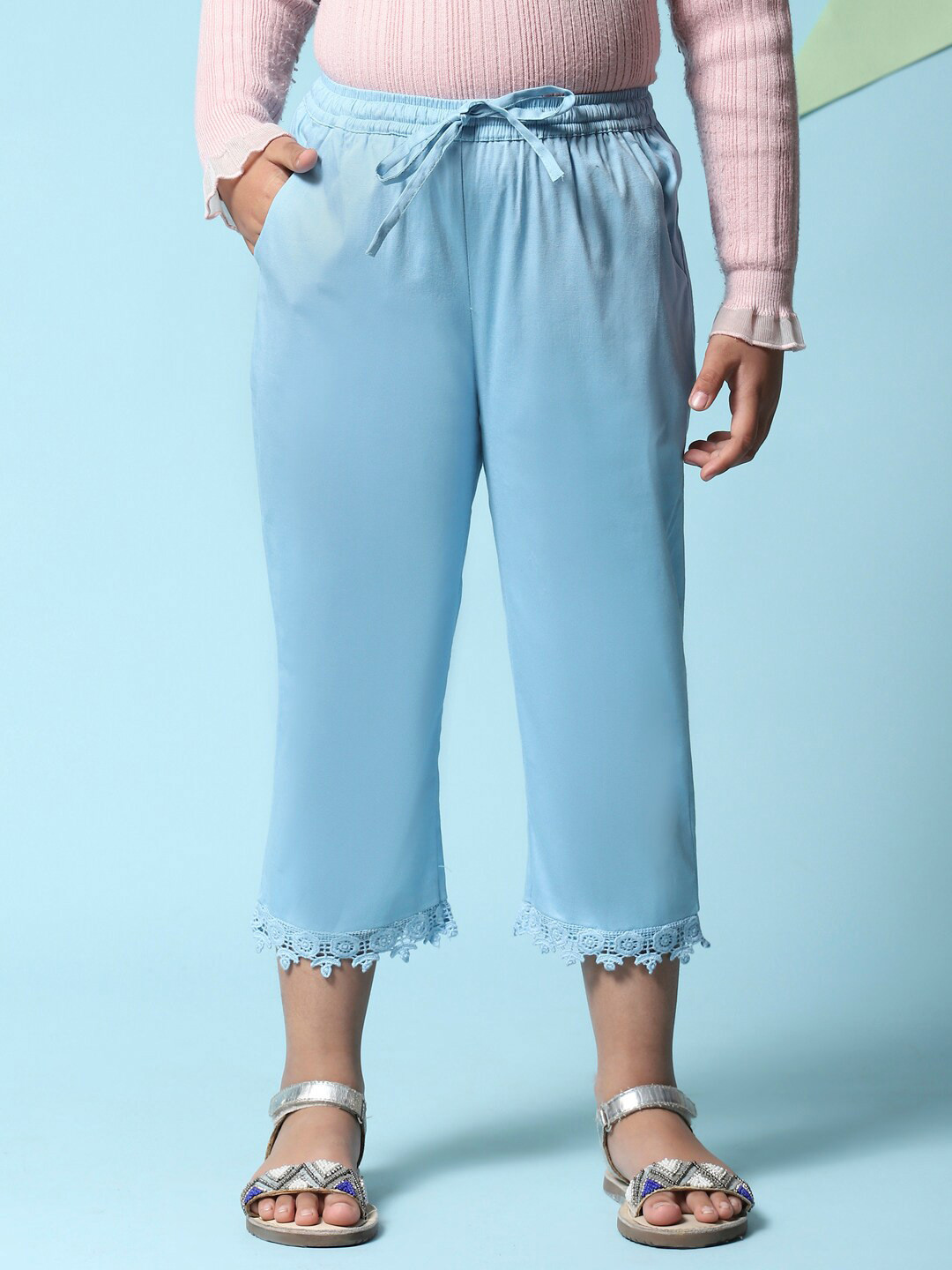 Biba Girls Mid-Rise Drawstring Capris