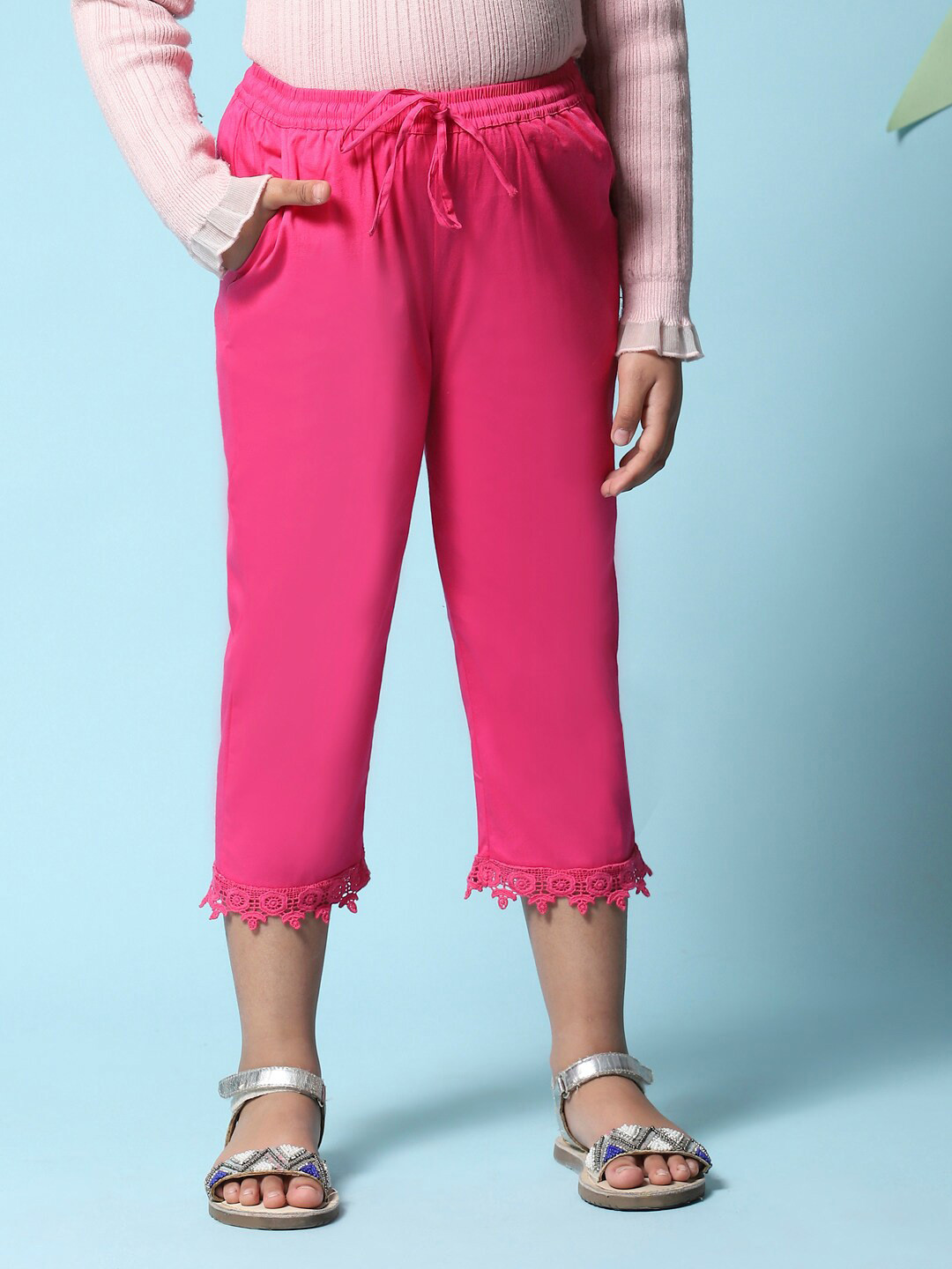 Biba Girls Mid-Rise Drawstring Capris