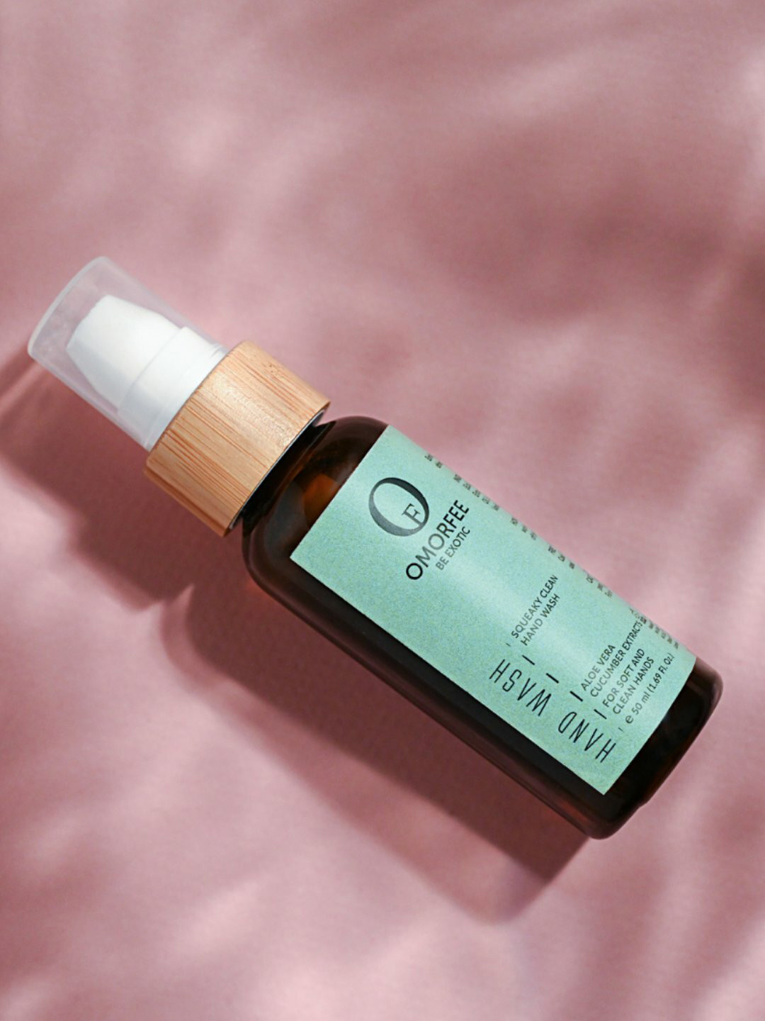 OMORFEE Squeaky Clean Hand Wash with Aloevera & Cucumber Extract - 50 ml