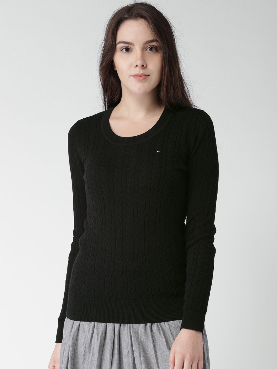 tommy hilfiger black pullover