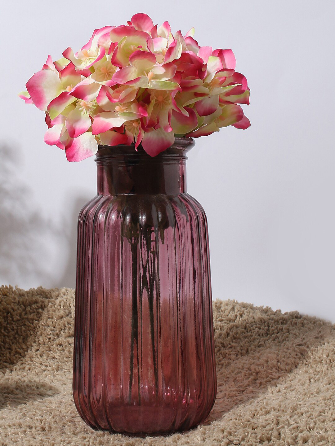 Bonhomie Yellow and Pink Hydrangea Artificial Flowers