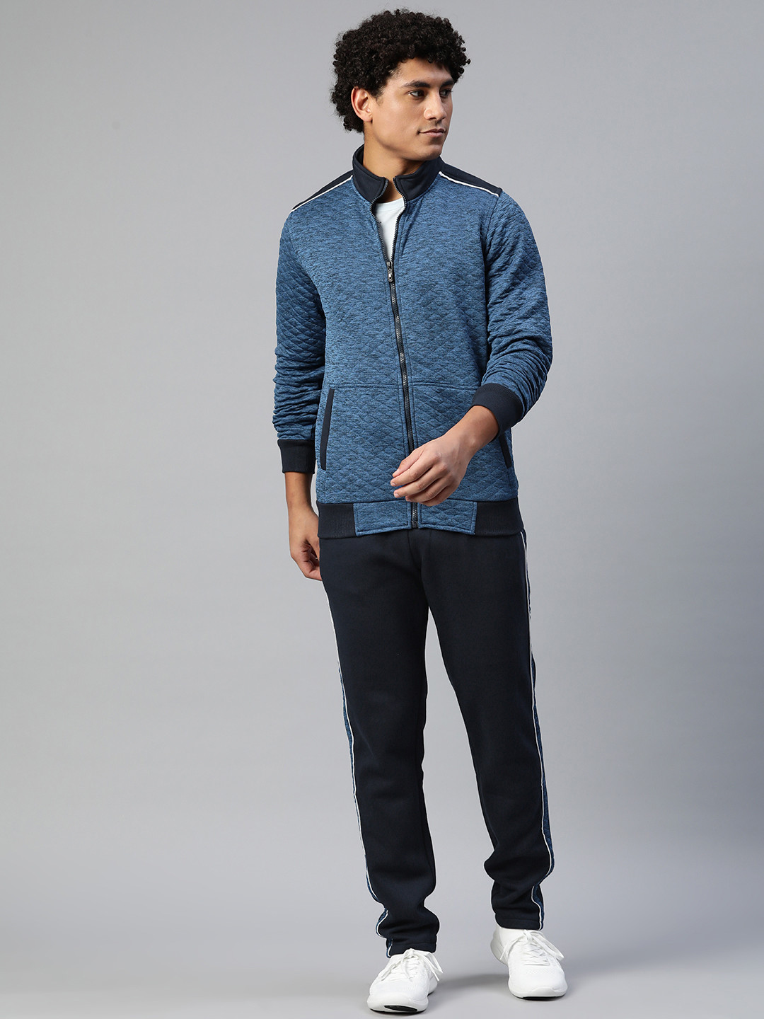 Pierre Carlo Men Textured tracksuit