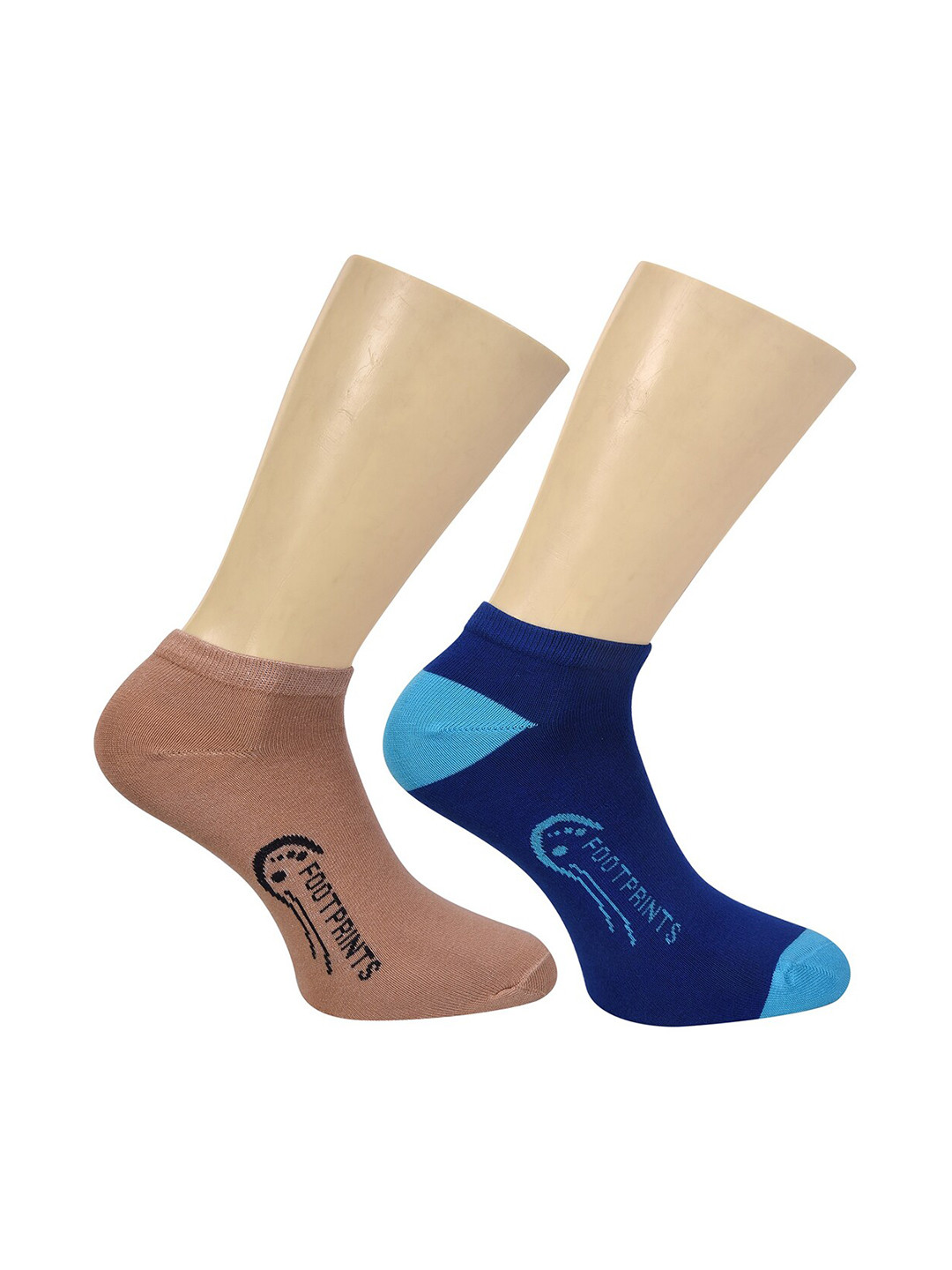 FOOTPRINT 2 Pairs Unisex Organic Cotton Ankle Casual Bamboo Socks