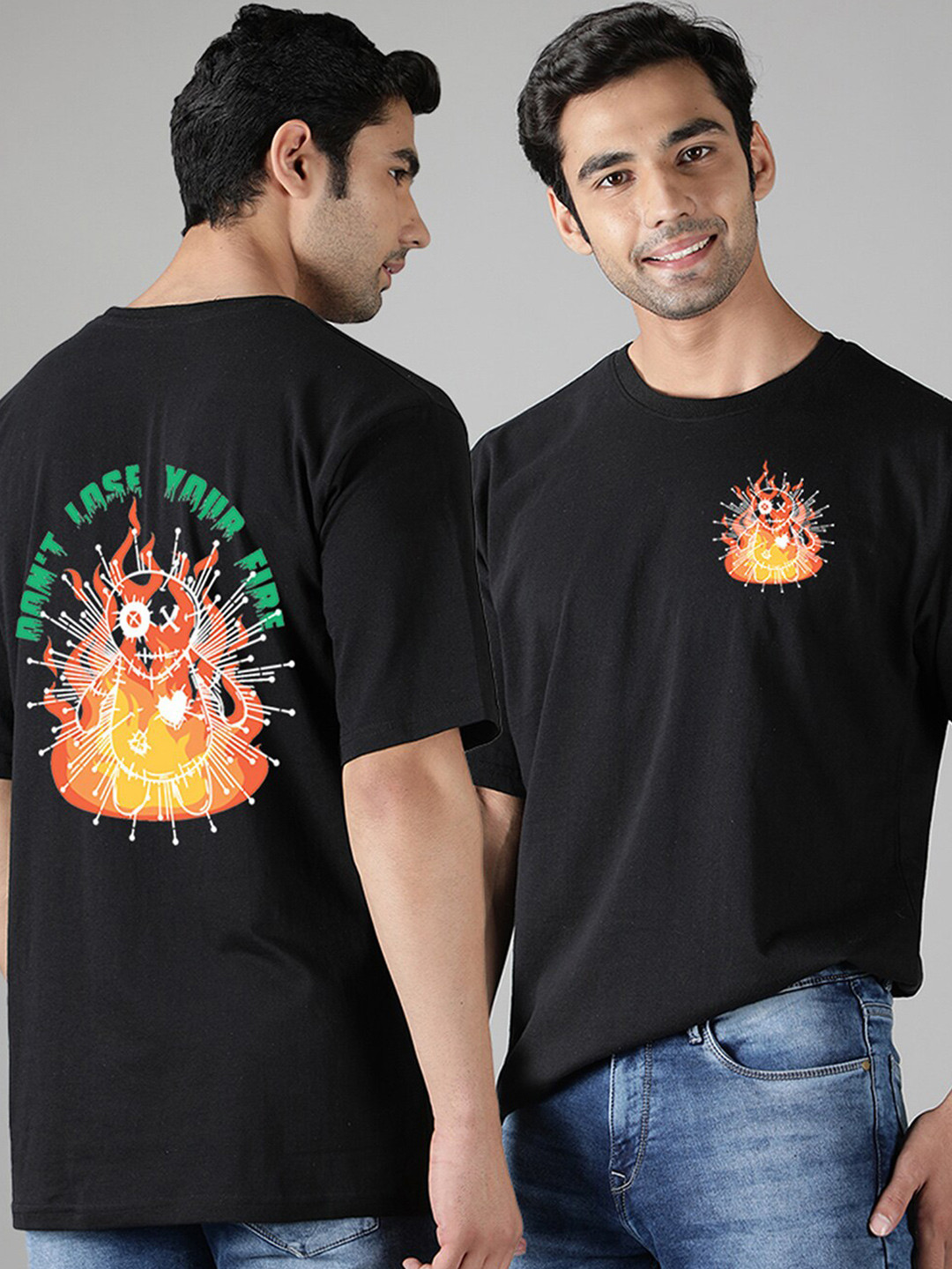 Mad Over Print Printed Oversized Cotton T-shirt