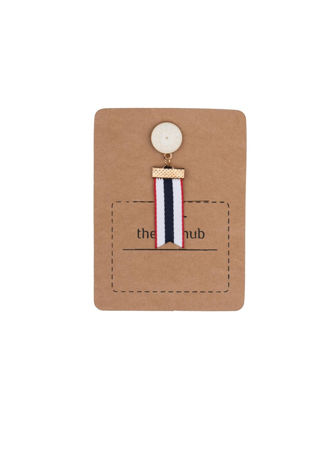 The Tie Hub Men Striped Watch Lapel Pin