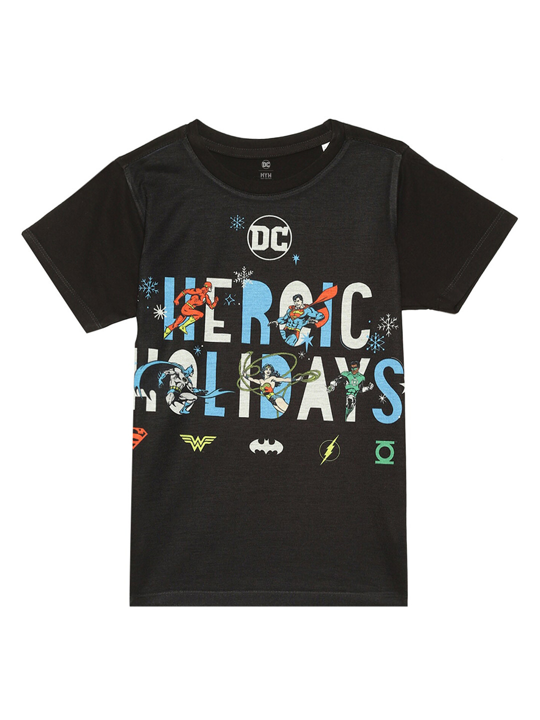 DC by Wear Your Mind Boys Justice League Graphic Printed T-shirt