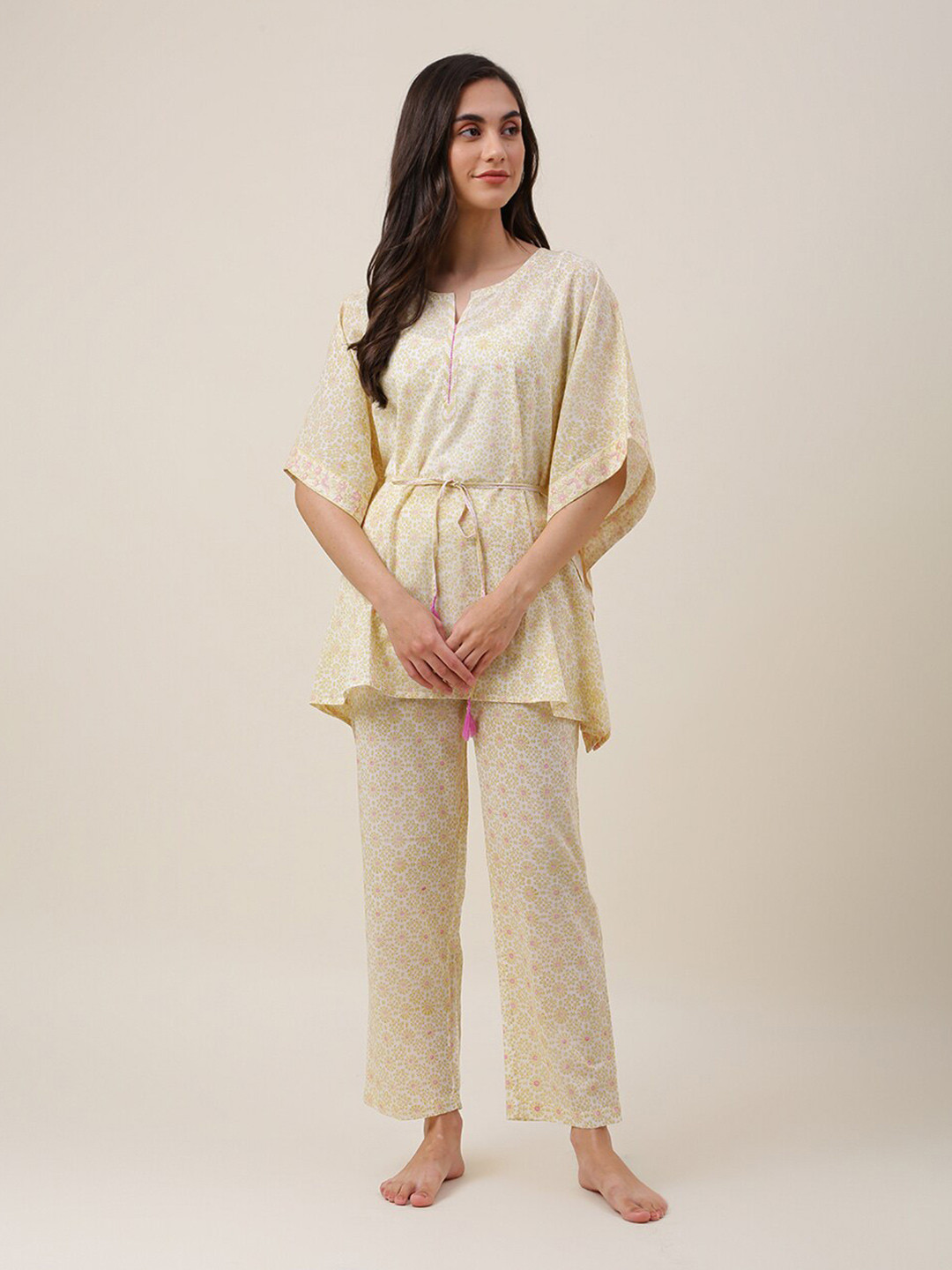 Fabindia Women Printed Night suit