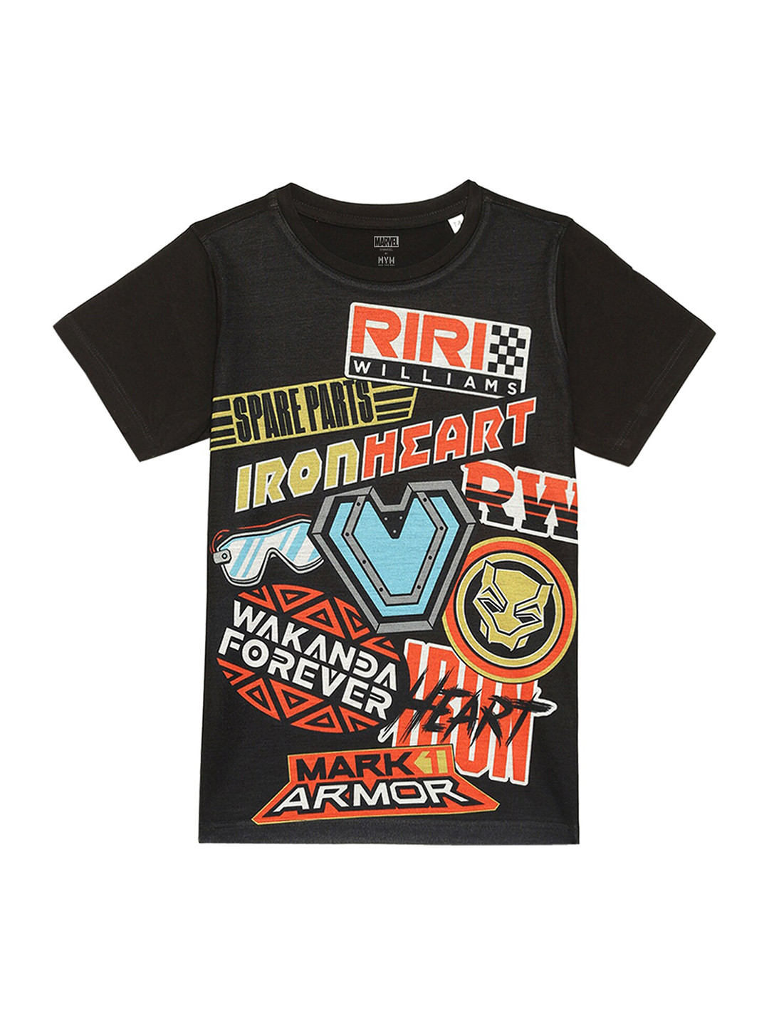 Marvel by Wear Your Mind Printed Cotton T-shirt