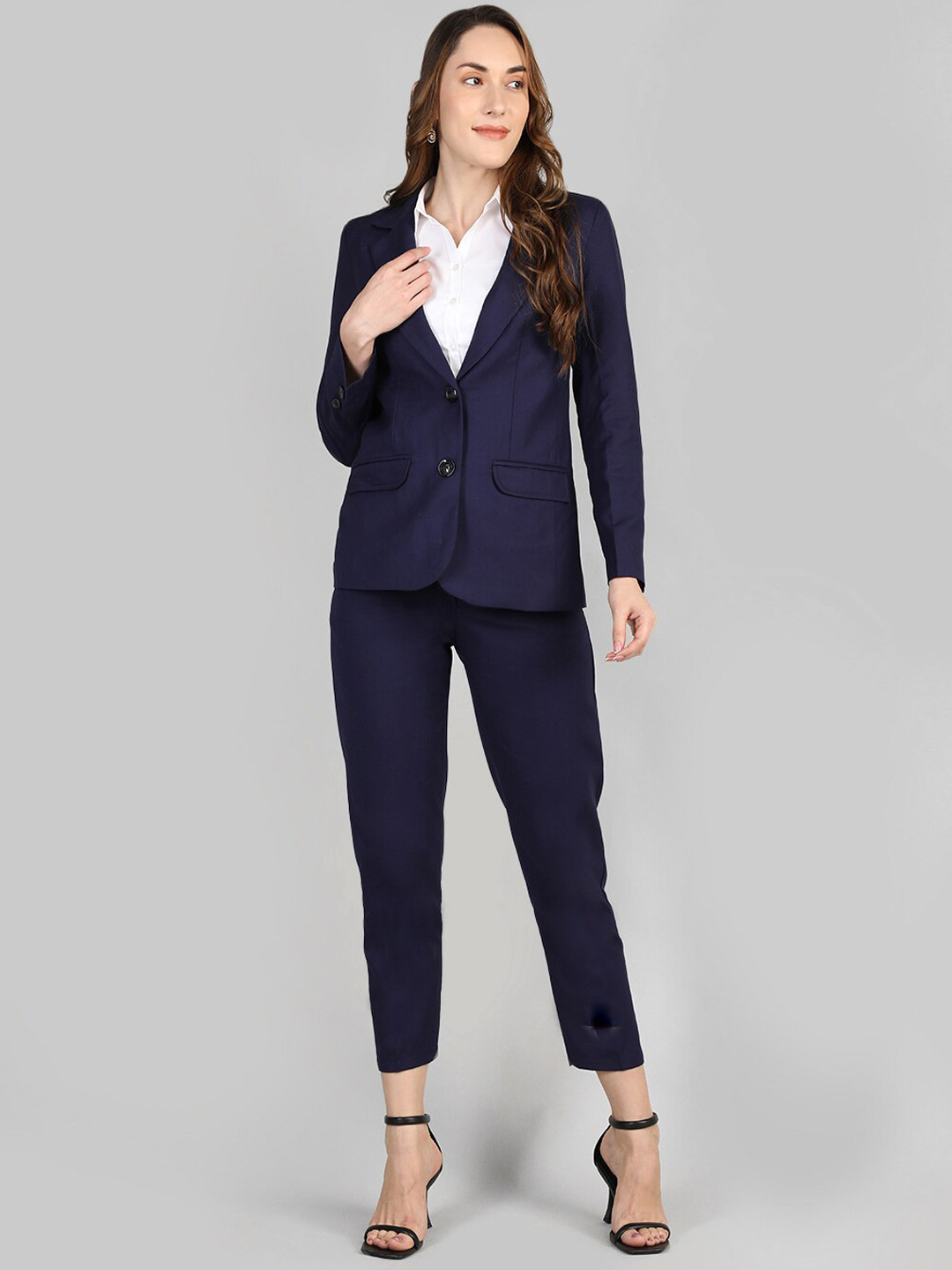 Dlanxa Women Single-Breasted 2 Piece Formal Suit