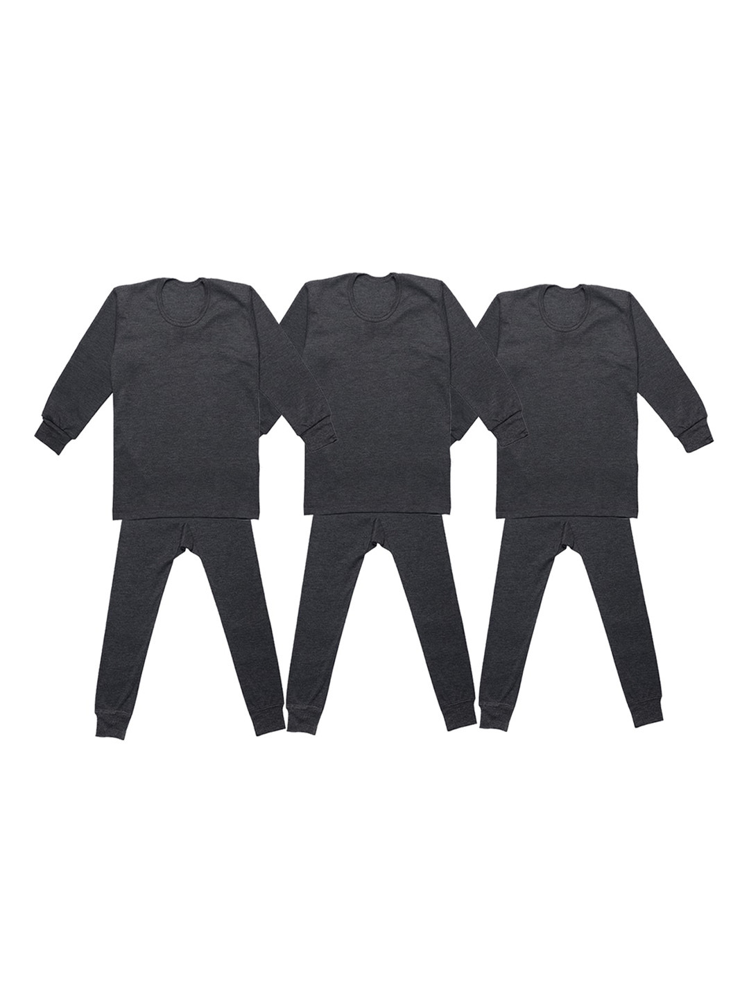 MACK JONNEY Kids Pack of 3 Cotton Thermal Sets