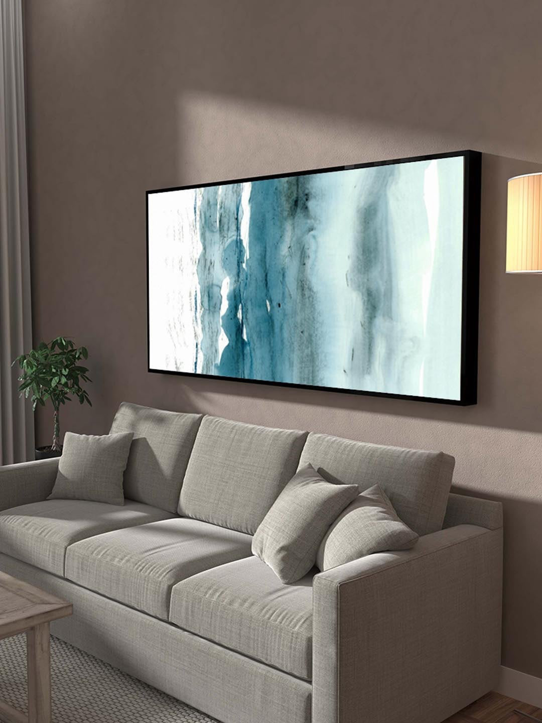Art Street Blue & White Eternity Digital Wall Art