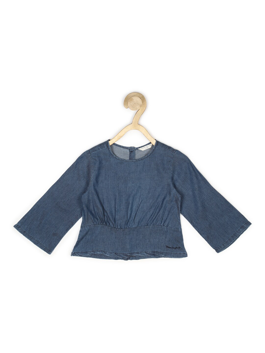 Peter England Girls Pure Cotton Cinched Waist Top