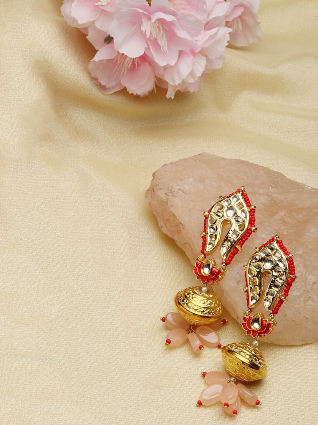 DUGRISTYLE Gold Plated Drop Earrings