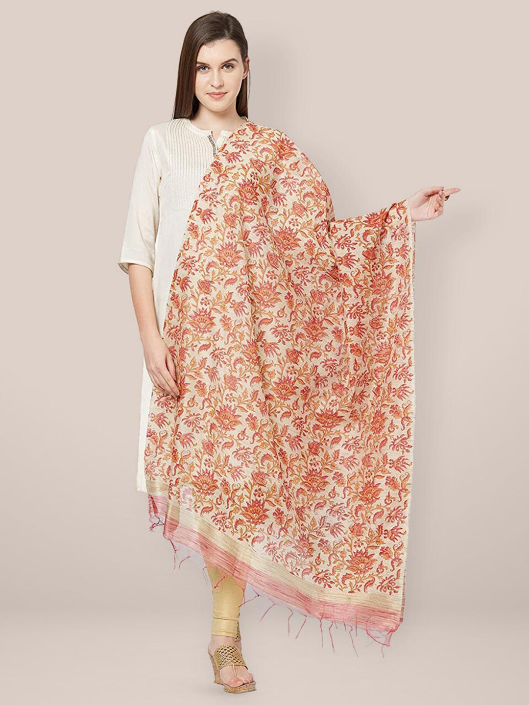 Dupatta Bazaar Printed Block Print Dupatta
