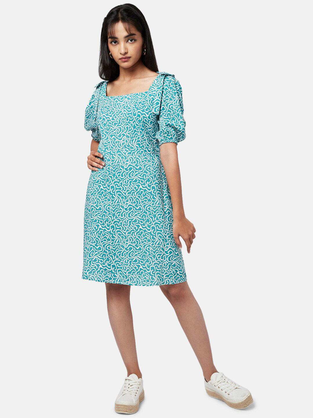 YU by Pantaloons Abstract Printed A-Line Dress