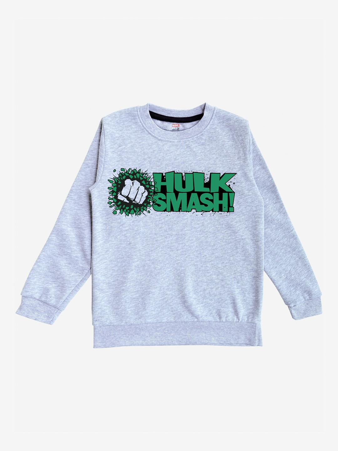 Minicult Kids Blue Marvel Avenger Printed Sweatshirt