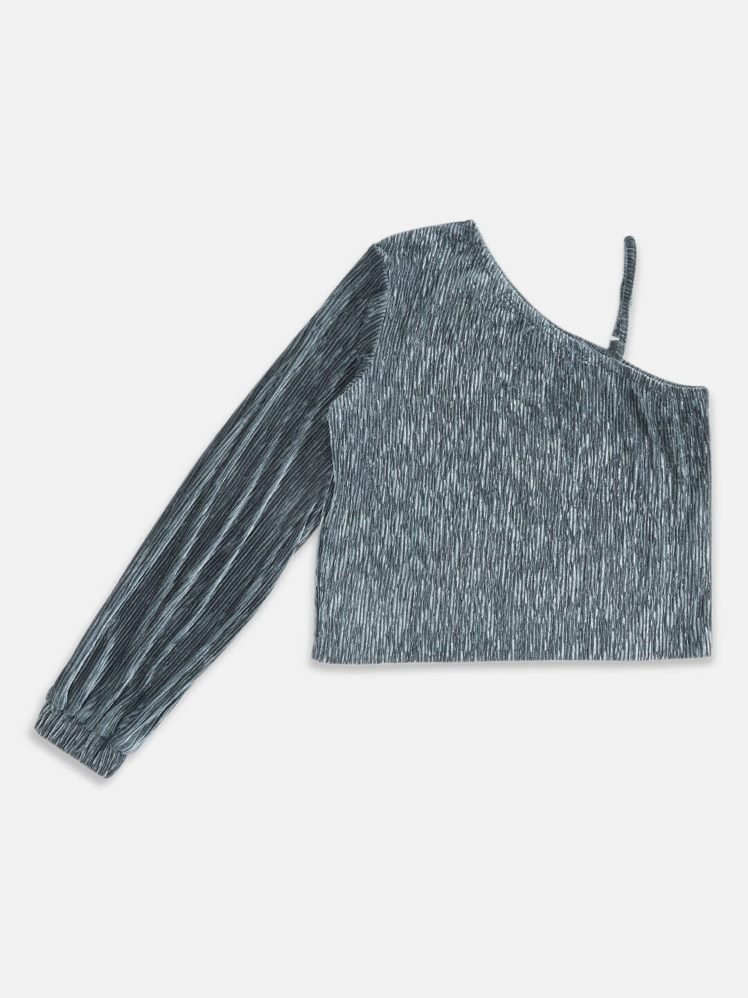 Pantaloons Junior Girls One Shoulder Crop Top